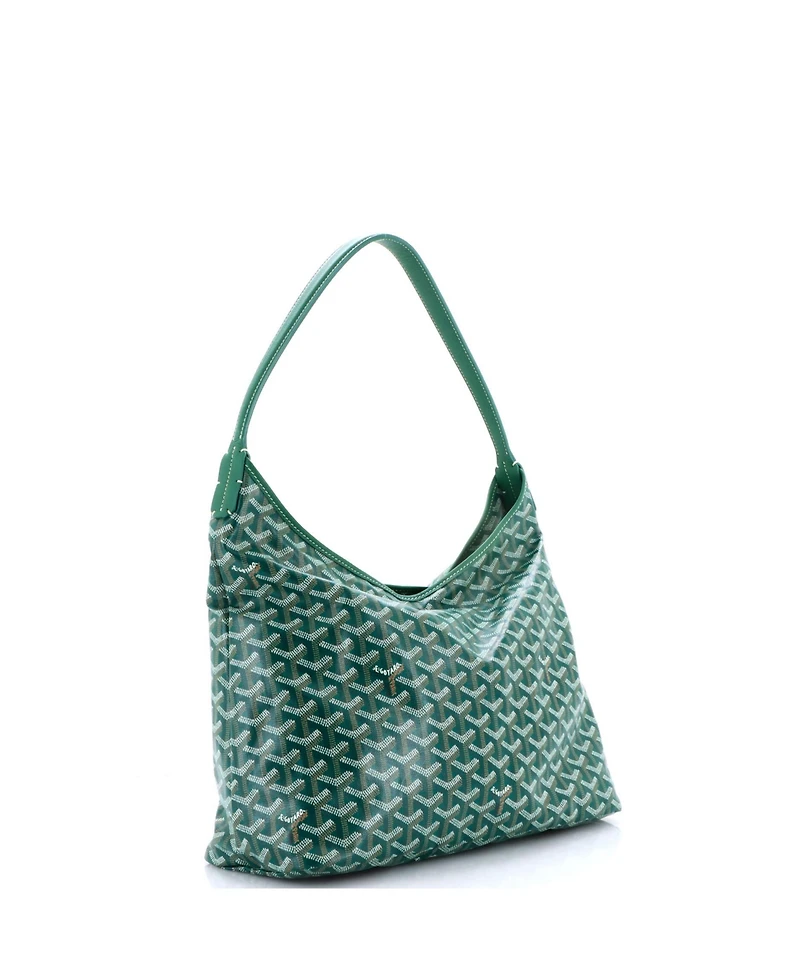 Pre-Owned Goyard Boheme Hobo Printed Coated Canvas