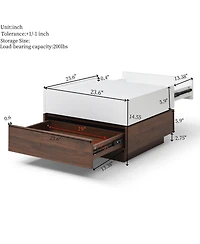 Rainsken Rotating Coffee Table