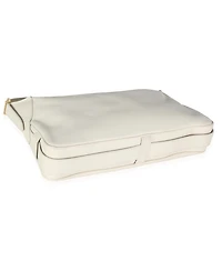 Pre-Owned Celine White Supple Calfskin Medium Romy