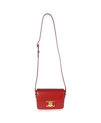 Pre-Owned Celine Red Shiny Calfskin Teen Triomphe