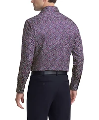Ted Baker Men's Floral Print Slim Fit Dress Shirt