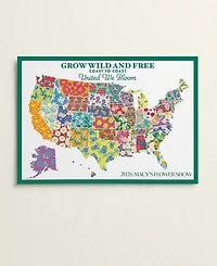 Macy's Flower Show U.s. Flower Map Puzzle, Macy's Exclusive