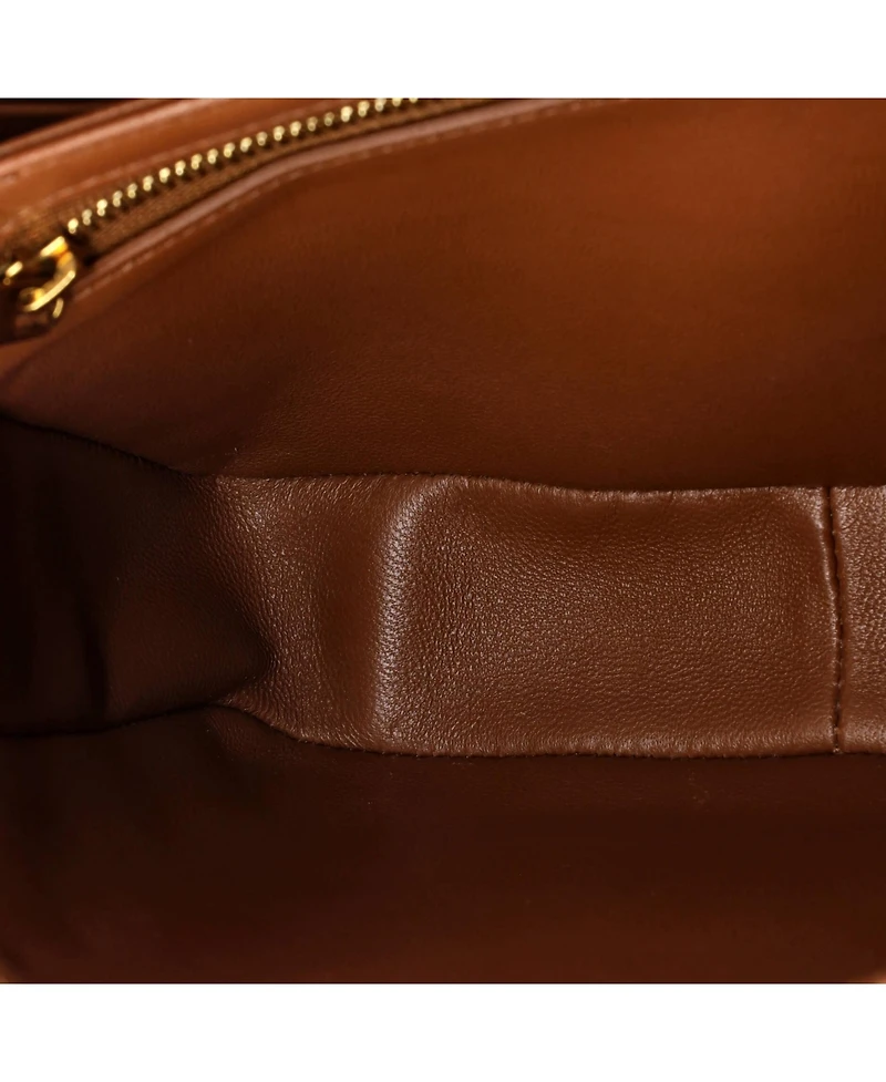 Pre-Owned Celine Teen Triomphe Shoulder Bag Triomphe Coated Canvas