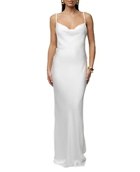 Jluxlabel Women's Down The Aisle Satin Gown