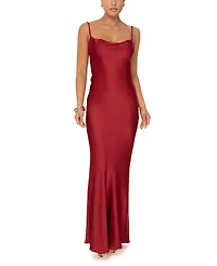 Jluxlabel Women's Down The Aisle Satin Gown