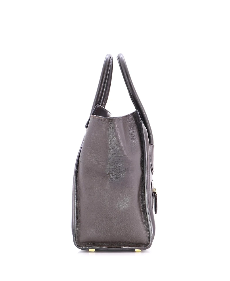 Pre-Owned Celine Micro Luggage Bag Smooth Leather