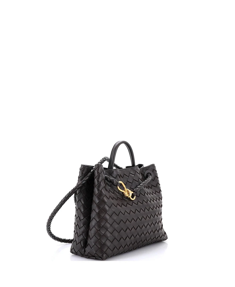 Pre-Owned Bottega Veneta Medium Andiamo Top Handle Bag Intrecciato Nappa
