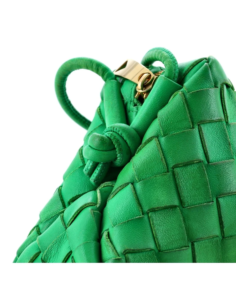 Pre-Owned Bottega Veneta Mini Loop Crossbody Bag Intrecciato Nappa