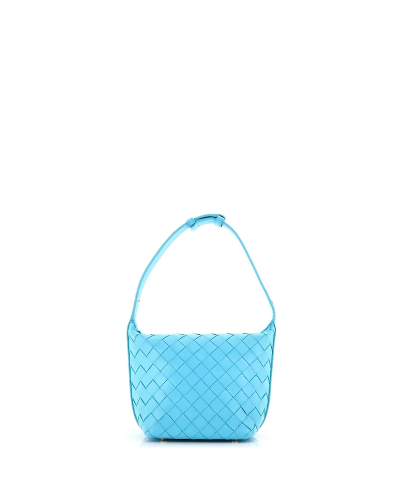 Pre-Owned Bottega Veneta Candy Wallace Shoulder Bag Intrecciato Nappa