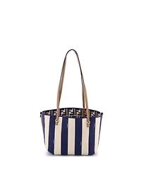 Pre-Owned Fendi Medium Reversible Roll Tote Zucca Canvas