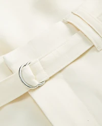 I.n.c. International Concepts Women's Pleat-Front Belted-Waist Shorts, Macy's Exclusive