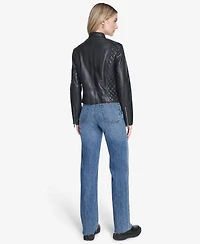 Andrew Marc Women's Marlette Quilted Lamb Leather Scuba