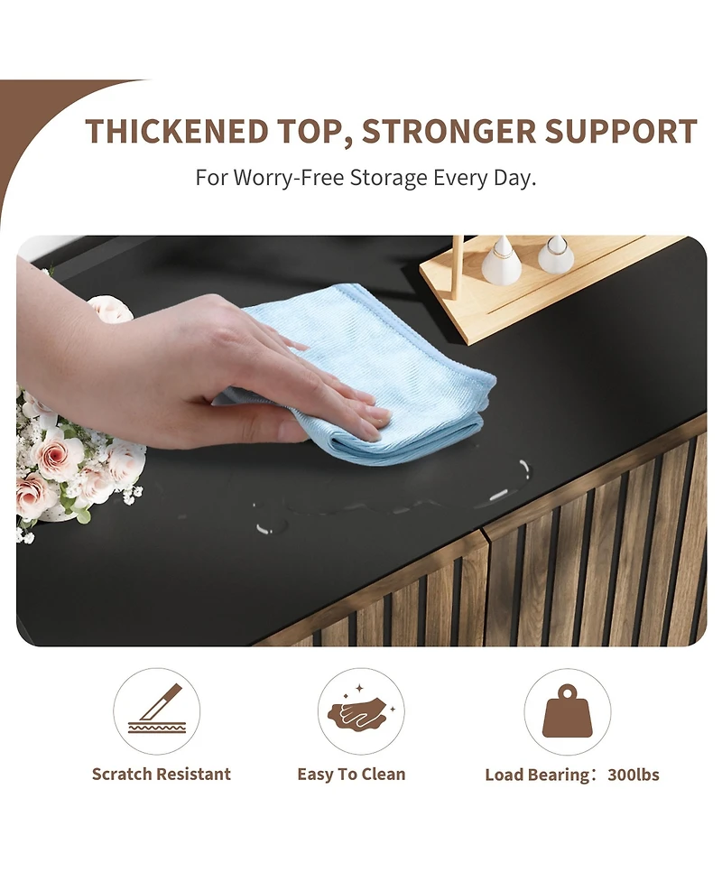 Homfan 2Pcs Modern Entryway Shoe Cabinet – Large Storage Organizer with Adjustable Shelves, Doors – Holds 30 Pairs, Freestanding for Hal