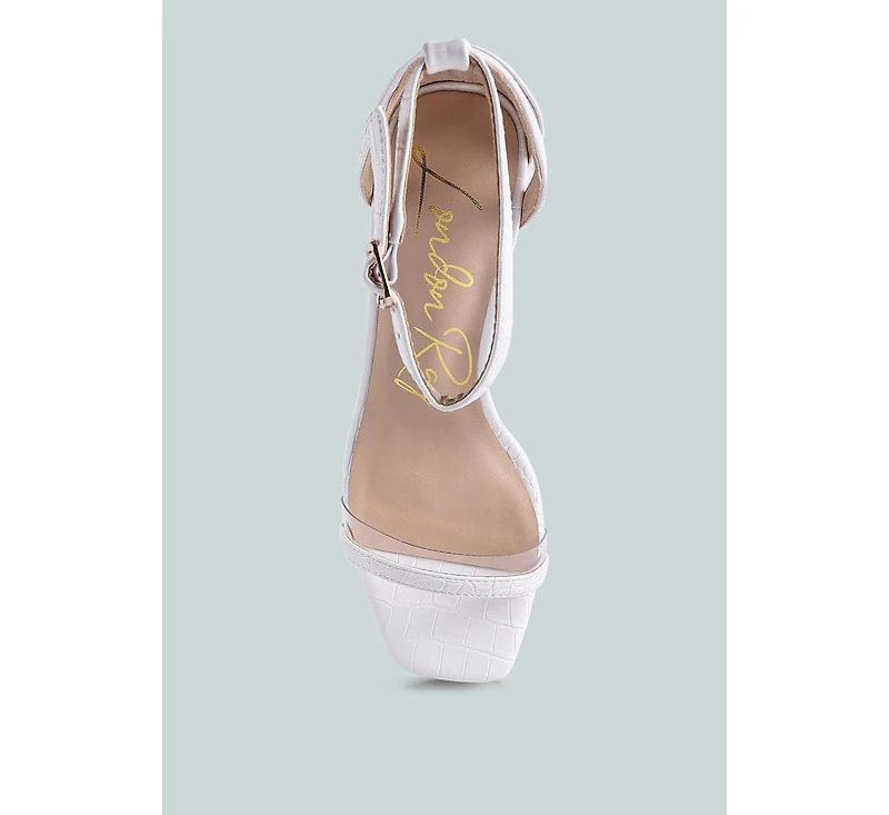 Cutlass High Heeled Chunky Sandals