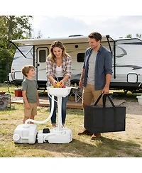 Yescom Camping Sink Carry Bag with Zipper and Handles for Portable Sink Hand Wash Station