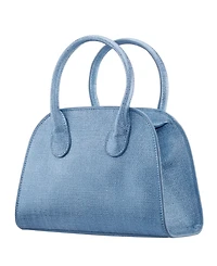 Nina Yorke Metallic Small Satchel Bag