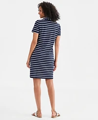 Style & Co Women's Striped Polo Dress, Macy's Exclusive