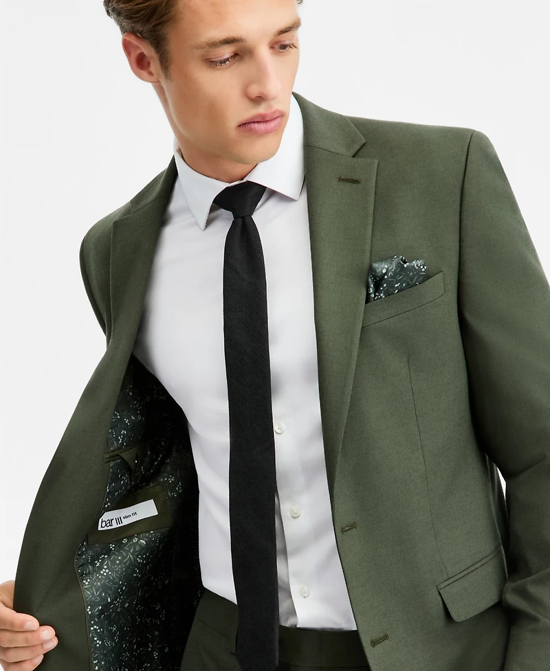 Bar Iii Men's Slim-Fit Suit Separates Jacket, Macy's Exclusive