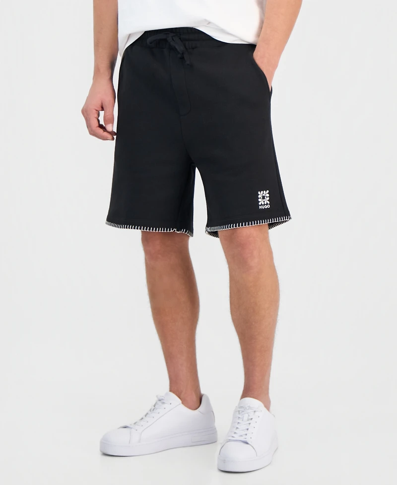 Hugo Boss Men's Daronso Cotton Drawstring 7" Shorts