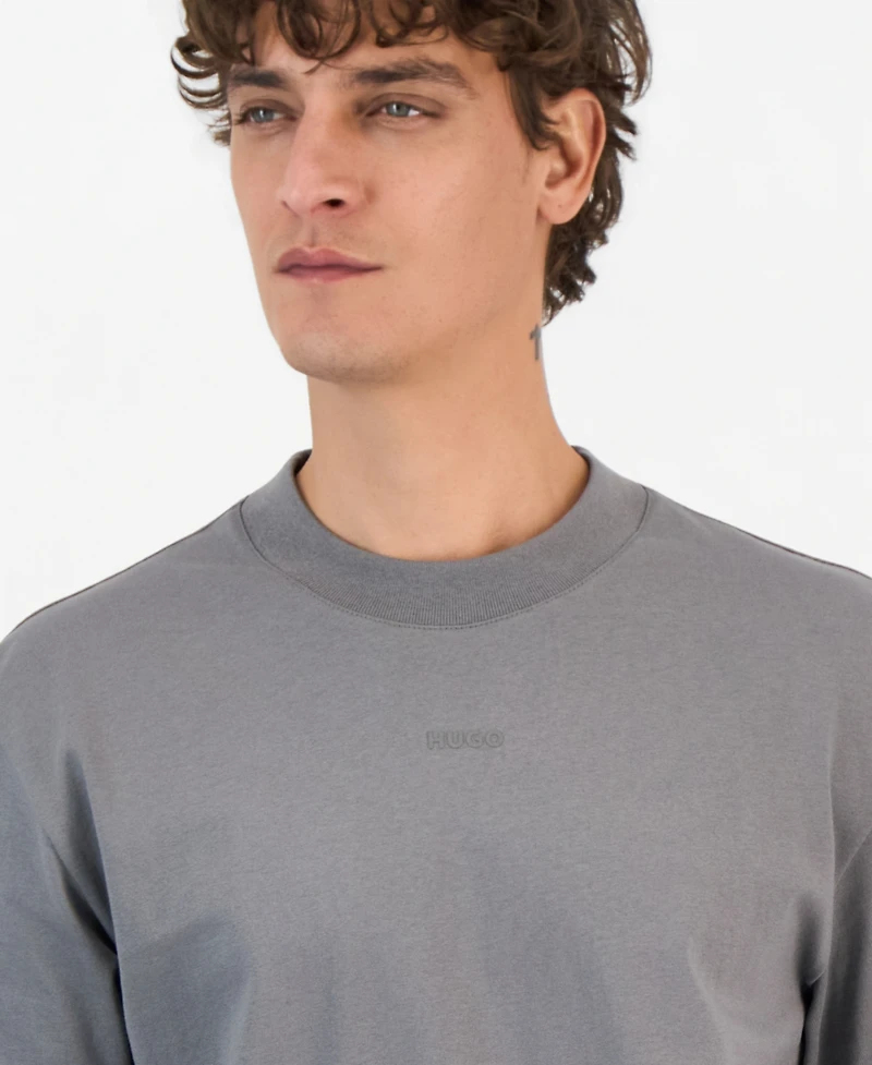 Hugo Boss Men's Dapolino Cotton Logo Crewneck T-Shirt