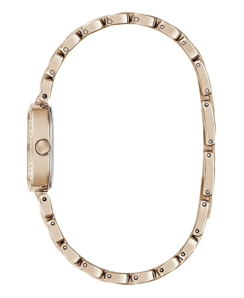 Guess Women's Rose Gold-Tone Stainless Steel Analog Watch, 25mm