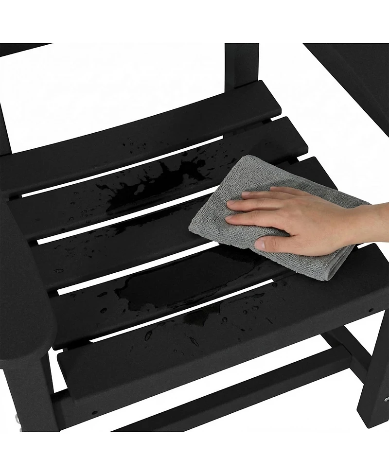 Set of 2 Outdoor Dining Chair with Armrests, For All Weather Conditions