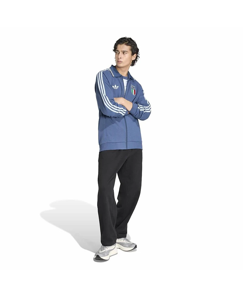 Adidas Men's Blue Italy National Team 2026 World Cup Anthem Full-Zip Jacket