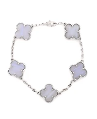 Pre-Owned Van Cleef and Arpels Vintage Alhambra 5 Motifs Bracelet