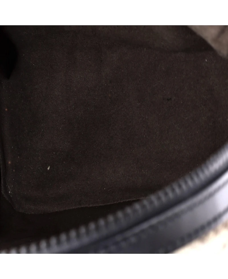 Pre-Owned Gucci Small Zip Pocket Backpack Gg Coated Canvas