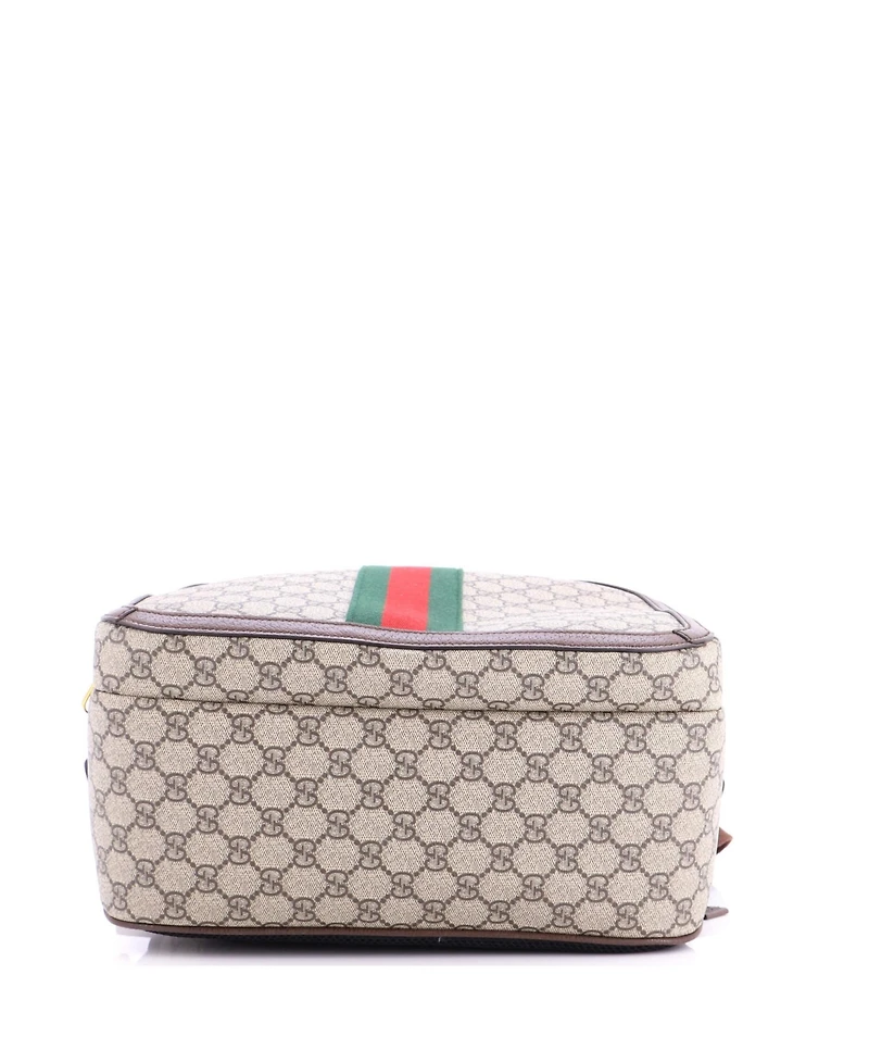 Pre-Owned Gucci Medium Ophidia Backpack Gg Coated Canvas