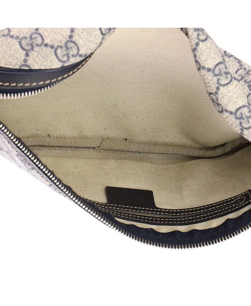 Pre-Owned Gucci Small Belt Bag Gg Coated Canvas with Leather