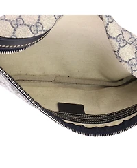 Pre-Owned Gucci Small Belt Bag Gg Coated Canvas with Leather