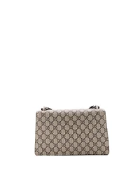 Pre-Owned Gucci Small Dionysus Bag Embroidered Gg Coated Canvas