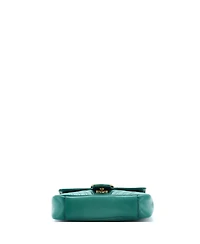 Pre-Owned Gucci Mini Gg Marmont Flap Bag Matelasse Leather