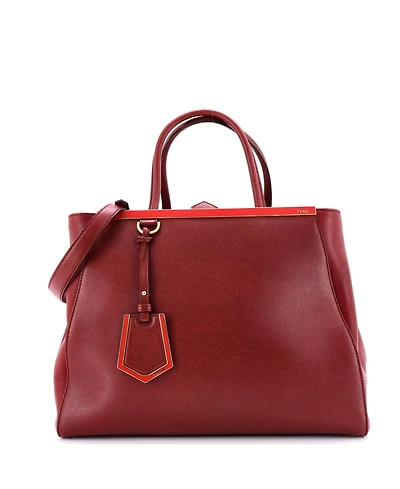 Pre-Owned Fendi Medium 2Jours Bag Leather