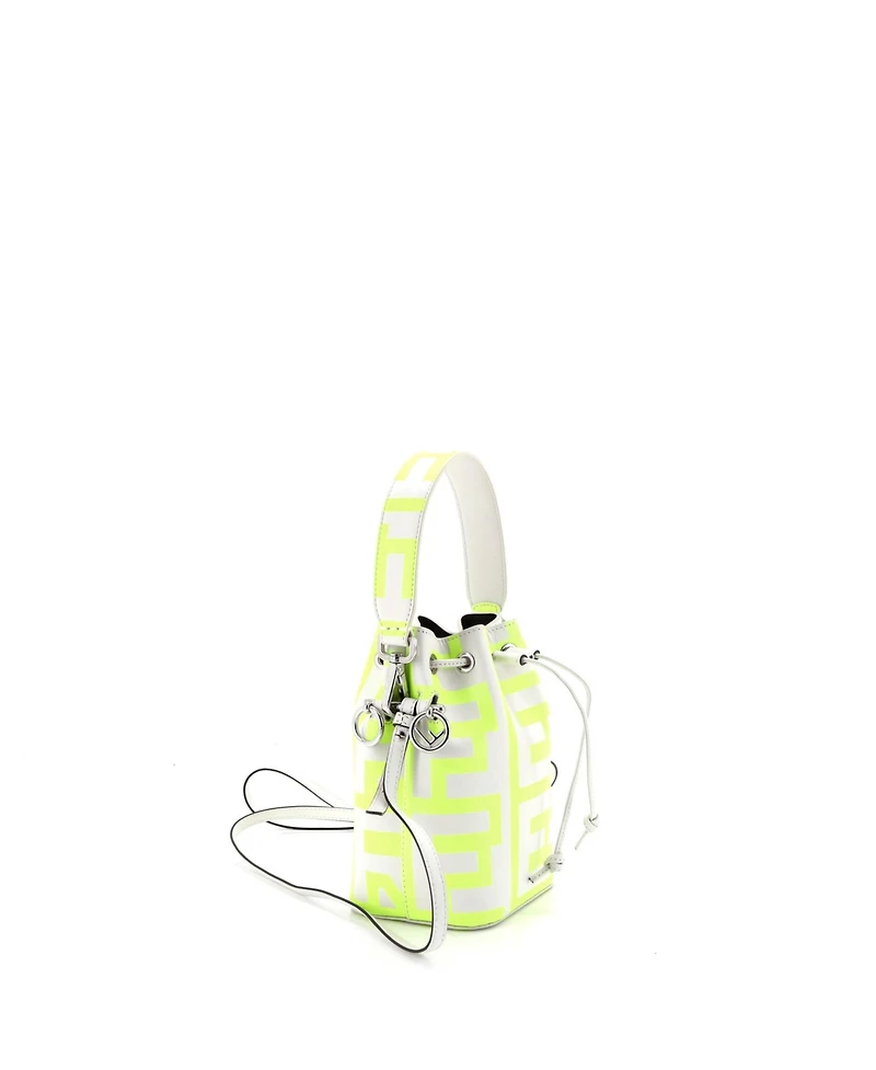 Pre-Owned Fendi Mini x Marc Jacobs Mon Tresor Bucket Bag Printed Leather