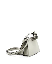 Pre-Owned Fendi Petite Peekaboo ISeeU Bag Leather with Embellished Handle