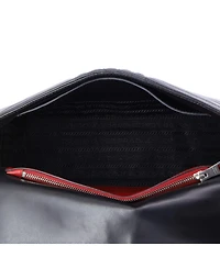 Pre-Owned Prada Chain Flap Shoulder Bag Diagramme Quilted Leather