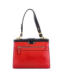 Pre-Owned Prada Medium Cahier Convertible Shoulder Bag City Calf and Saffiano