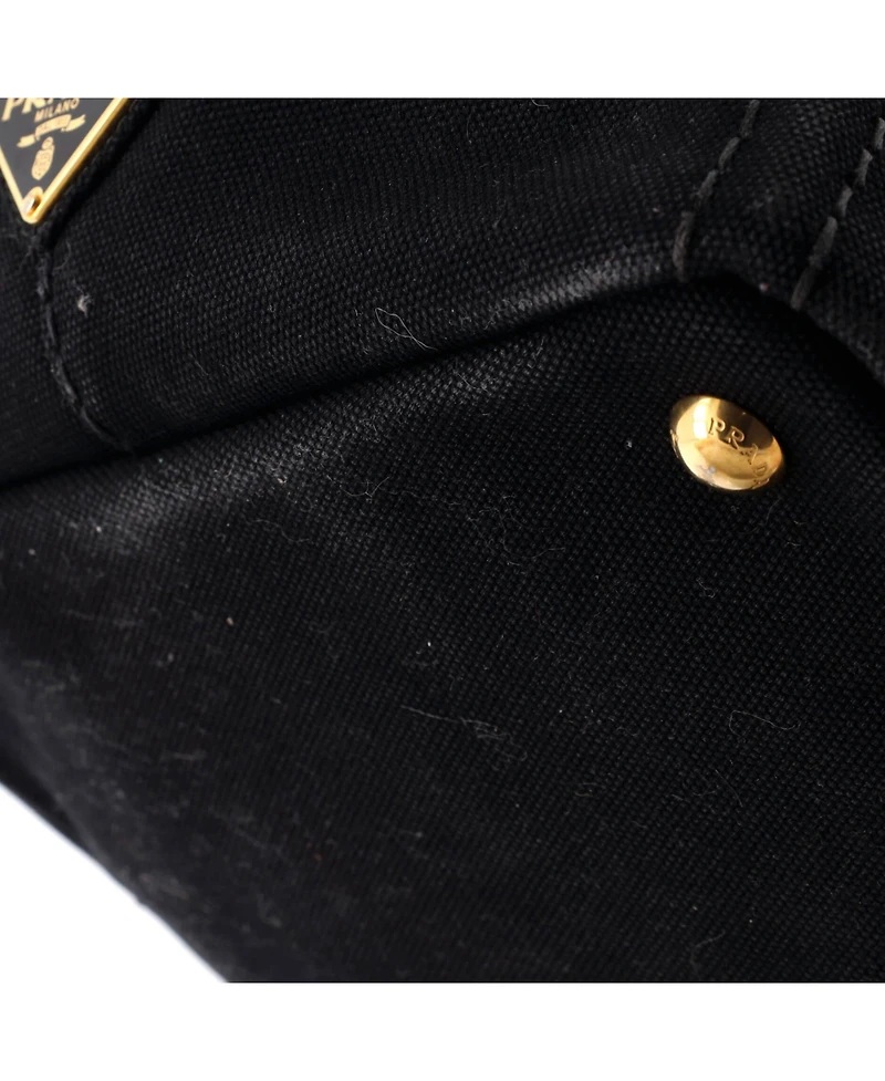 Pre-Owned Prada Canapa Convertible Tote Canvas