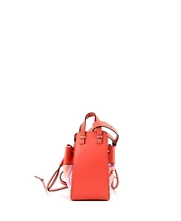 Pre-Owned Loewe Mini Hammock Bag Leather and Printed Canvas