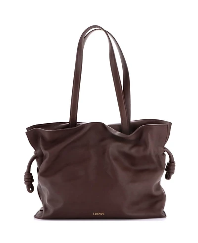 Pre-Owned Loewe Large Flamenco Knot Bag Leather