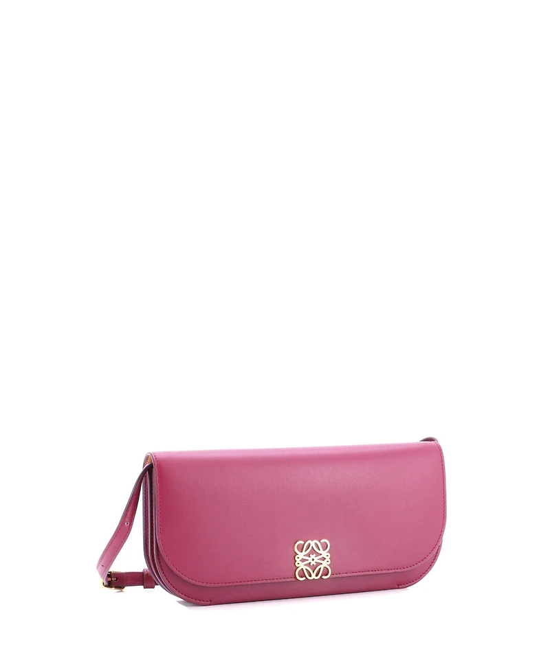 Pre-Owned Loewe Long Goya Shoulder Bag Leather