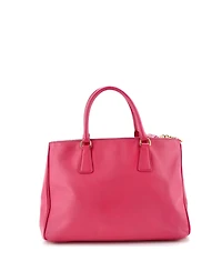Pre-Owned Prada Galleria Double Zip Tote Saffiano Leather