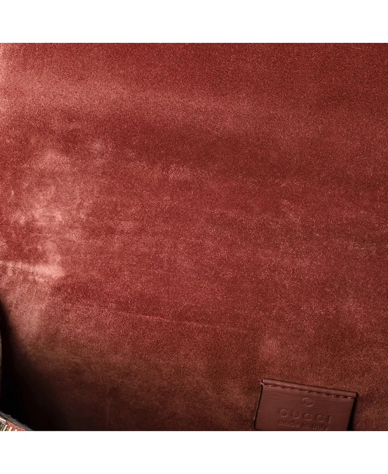 Pre-Owned Gucci Small Dionysus Bag Blooms Print Gg Coated Canvas