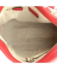 Pre-Owned Gucci Small Bree Convertible Tote Gg Canvas with Leather