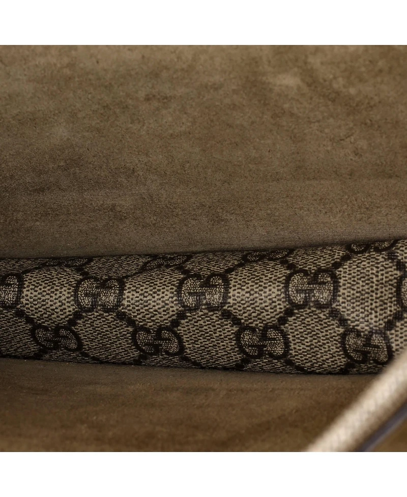 Pre-Owned Gucci Medium Dionysus Bag Gg Coated Canvas