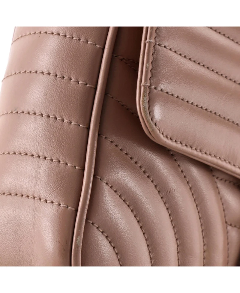 Pre-Owned Prada Medium Chain Flap Shoulder Bag Diagramme Quilted Leather