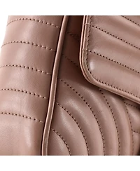 Pre-Owned Prada Medium Chain Flap Shoulder Bag Diagramme Quilted Leather