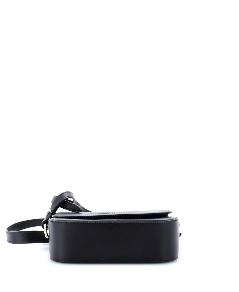 Pre-Owned Prada Small Identity Flap Shoulder Bag Saffiano with City Calf